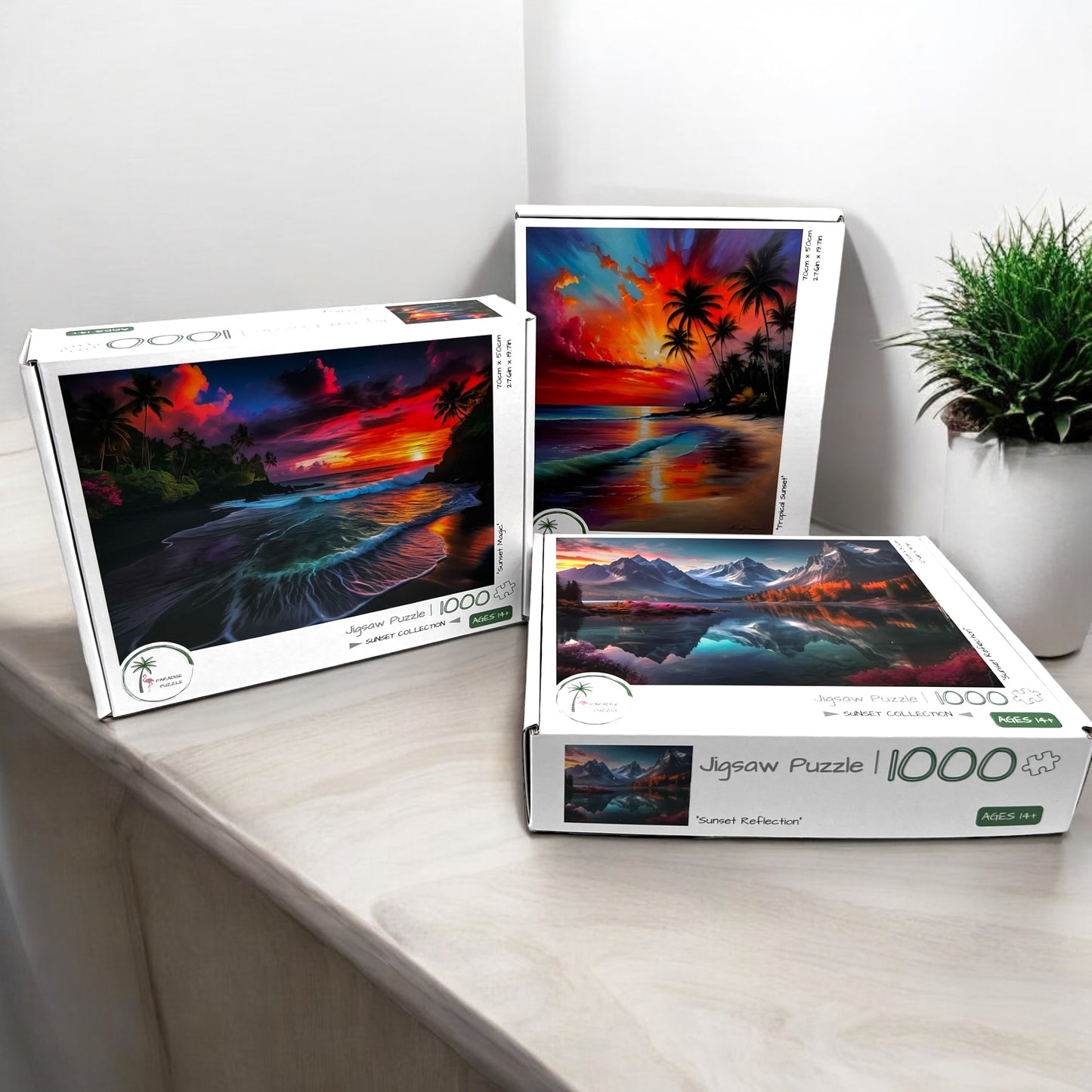 Tropical Sunset, 1000 Pieces image 3