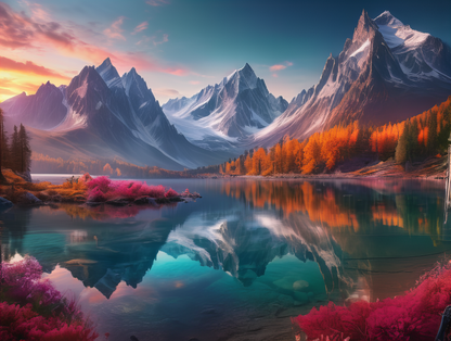 Sunset Reflection, 1000 Pieces image 2