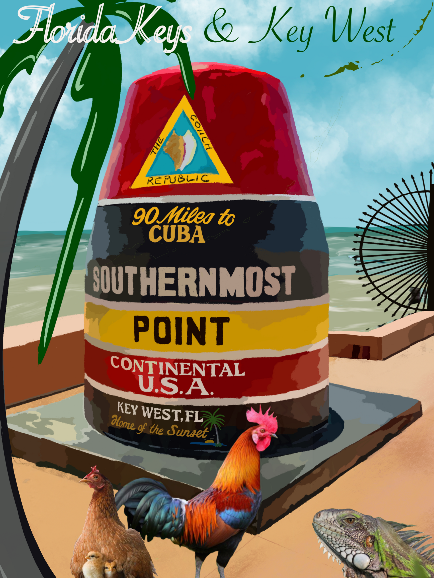 Southernmost Point Key West, 120 Pieces image 2